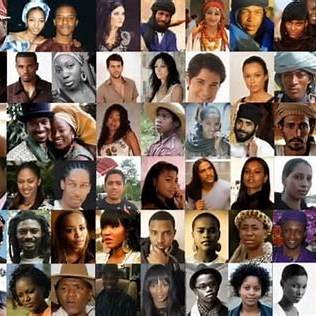 Collage de visages symbolisant la diaspora francophone